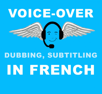 French voice-over dubbing subtitling français voix off